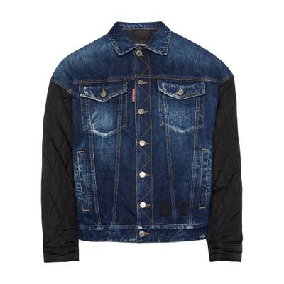 Dsquared2 D2 Quilted Mix bomber