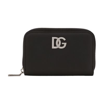 Dolce & Gabbana Calfskin nappa wallet with DG logo