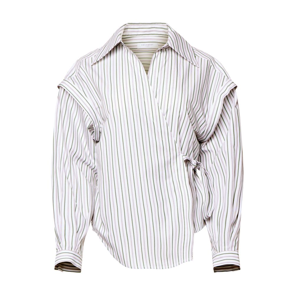 Equipment Evie long sleeve cotton shirt