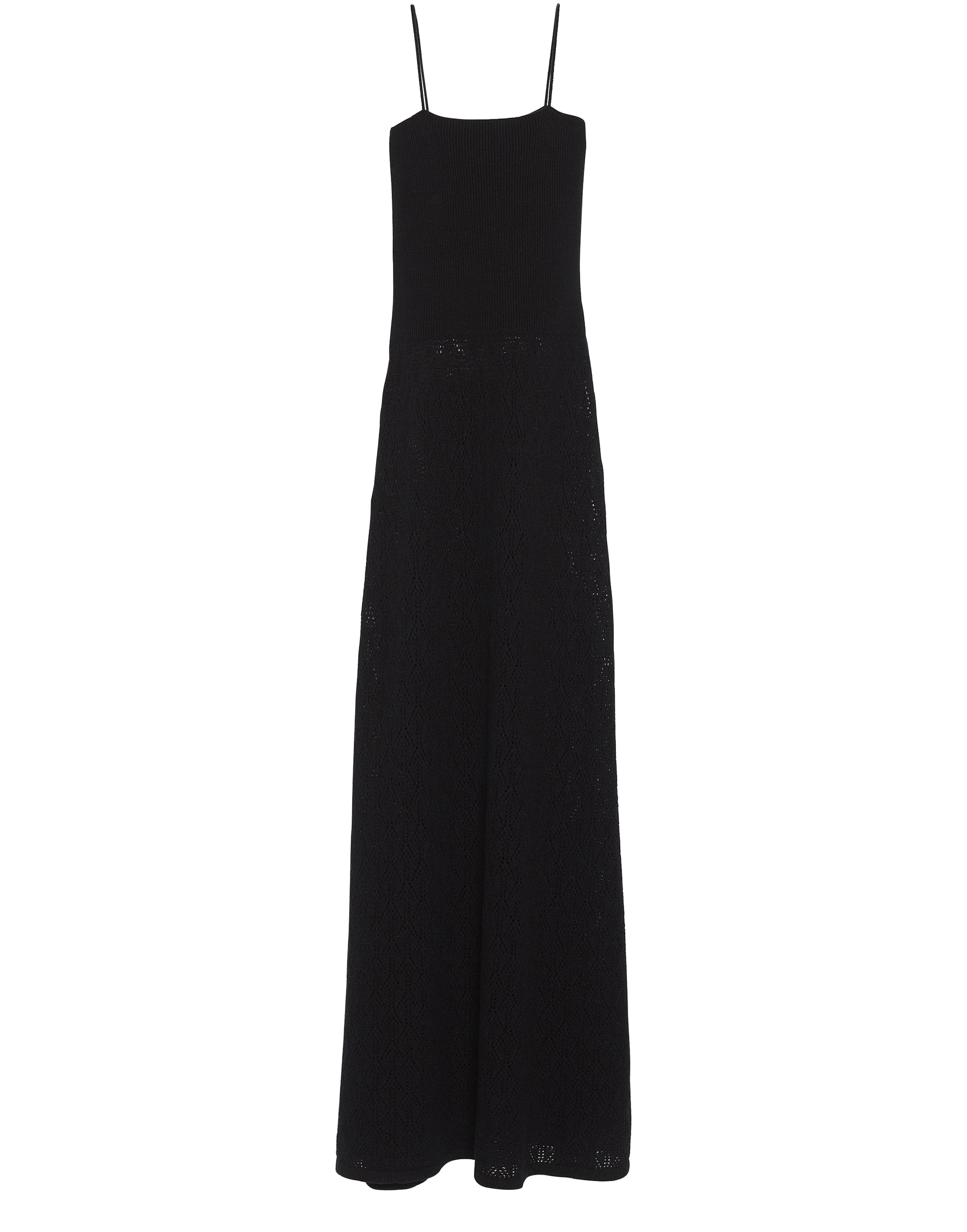 Barrie Long dress with straps in cashmere lace