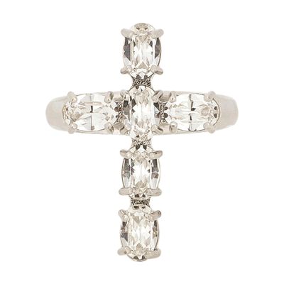 Dolce & Gabbana Ring with rhinestone cross