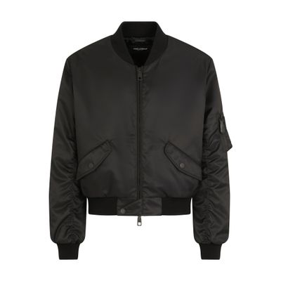 Dolce & Gabbana Nylon jacket with branded plate