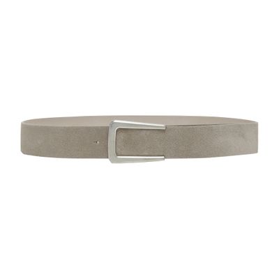 Brunello Cucinelli Suede calfskin belt