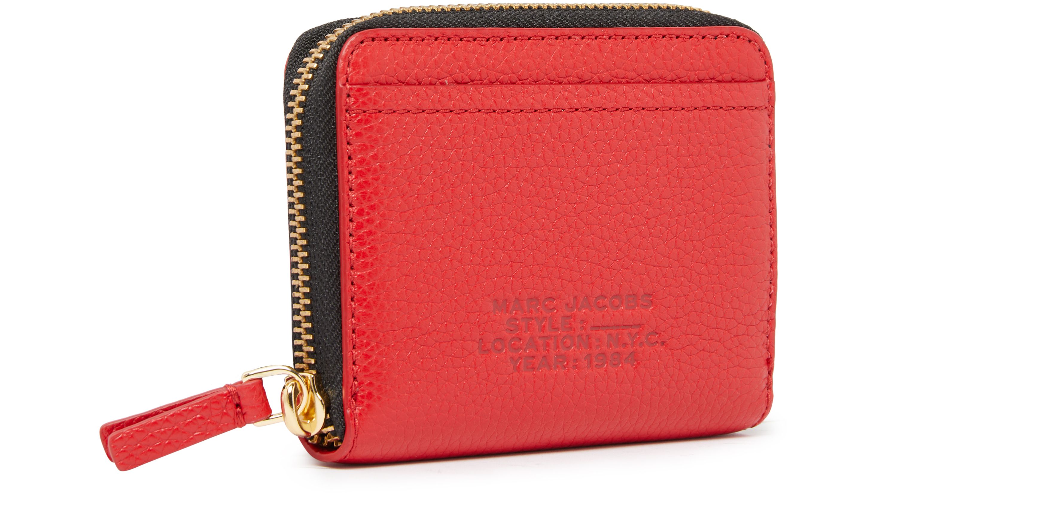 Marc Jacobs The Leather Zip Around Wallet