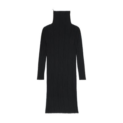 MM6 Maison Margiela Plissé midi dress