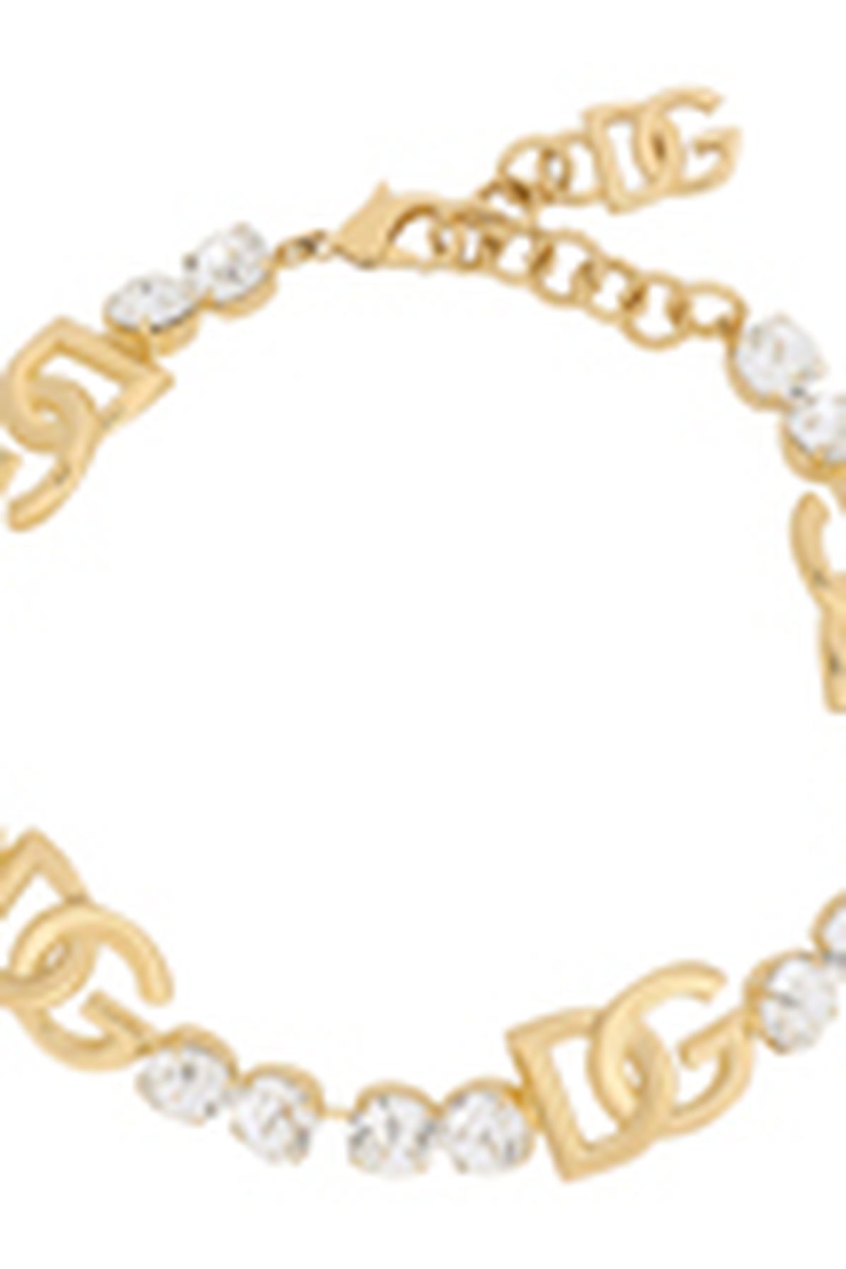 Dolce & Gabbana Rhinestoned choker with DG logo