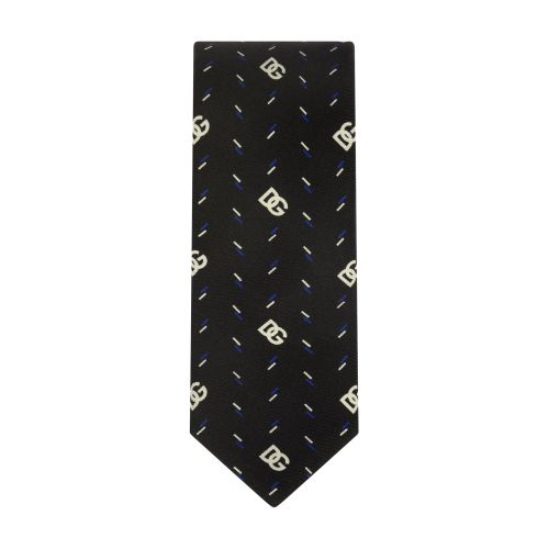 Dolce & Gabbana 6-cm silk blade tie with DG logo print