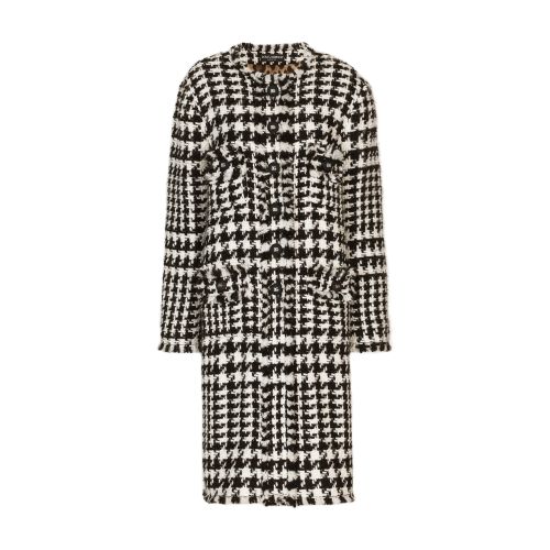 Dolce & Gabbana Single-breasted houndstooth coat