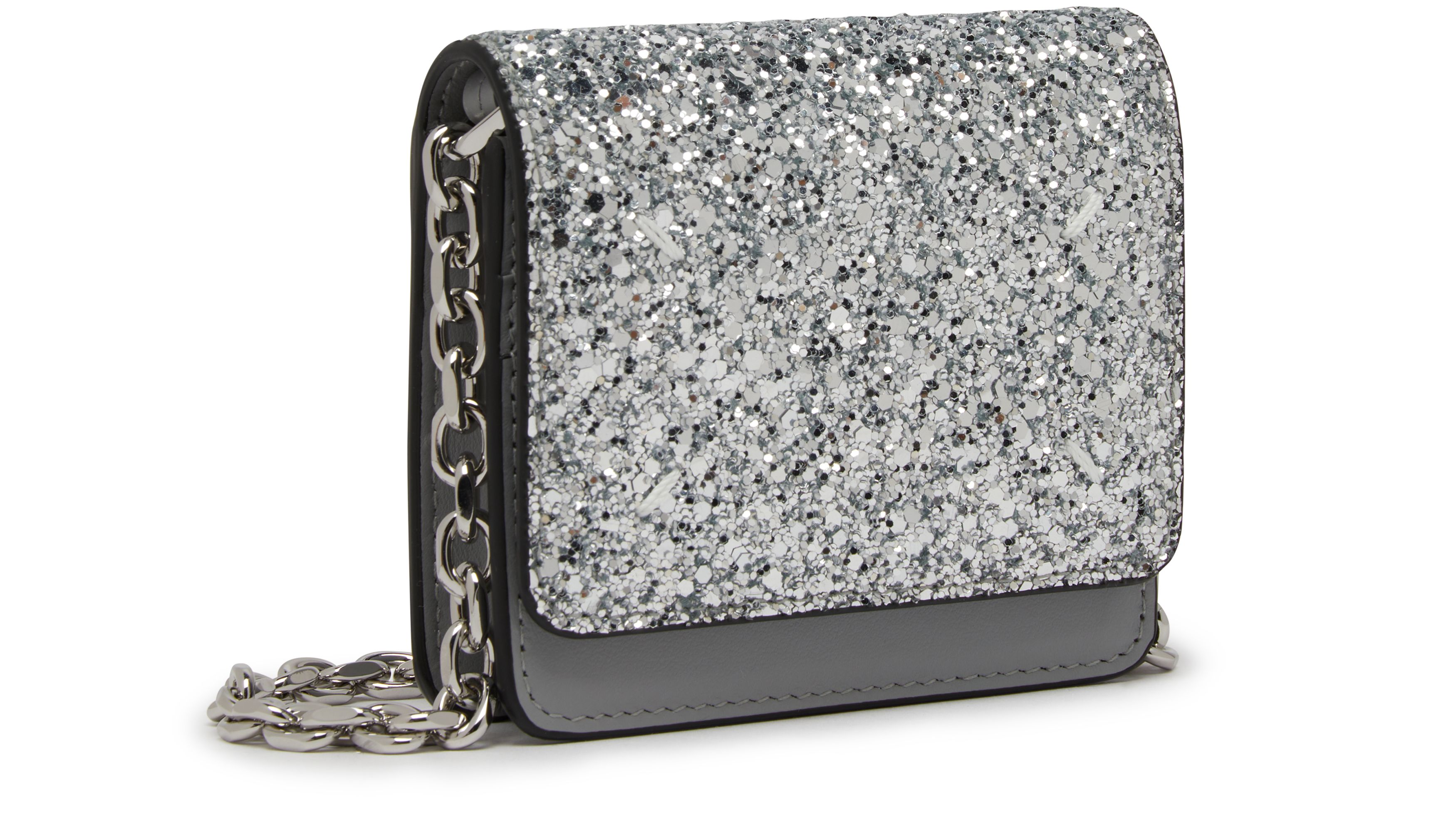 Maison Margiela Glitter micro chain wallet