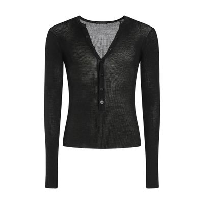 Ann Demeulemeester Zander Serafino Rib Top