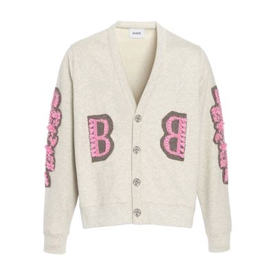 Barrie Cardigan in cotton with a cashmere B logo