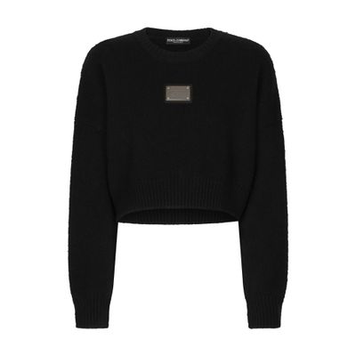 Dolce & Gabbana Wool and cashmere round-neck sweater