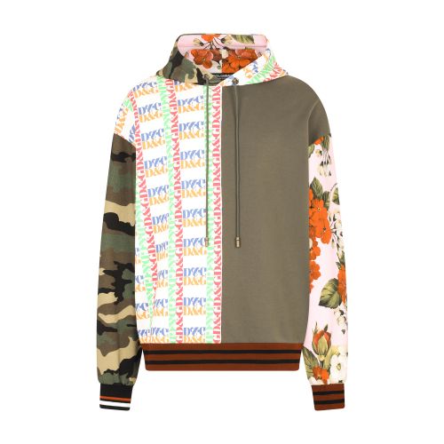 Dolce & Gabbana Cotton patchwork hoodie