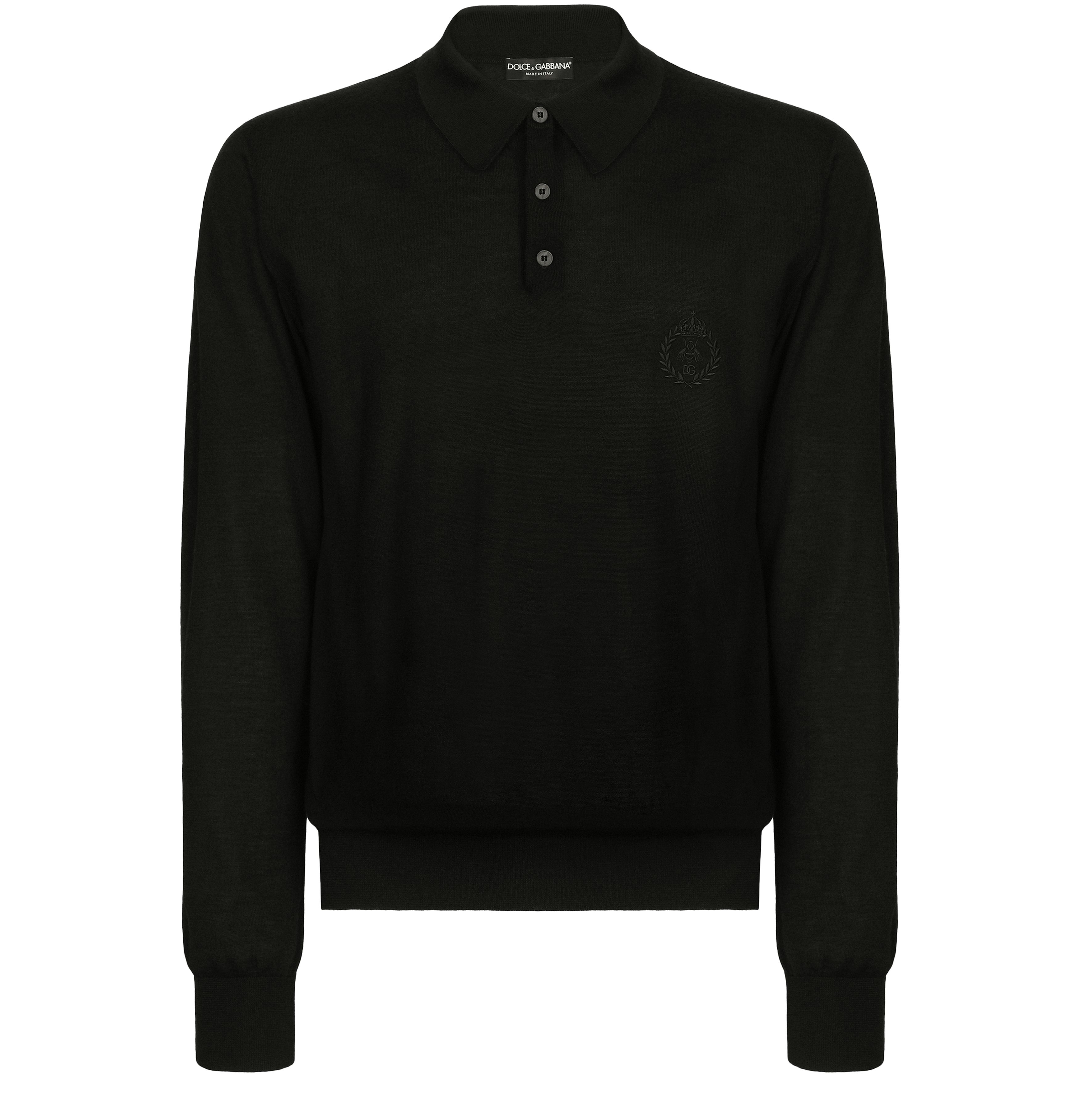 Dolce & Gabbana Cashmere polo-style sweater