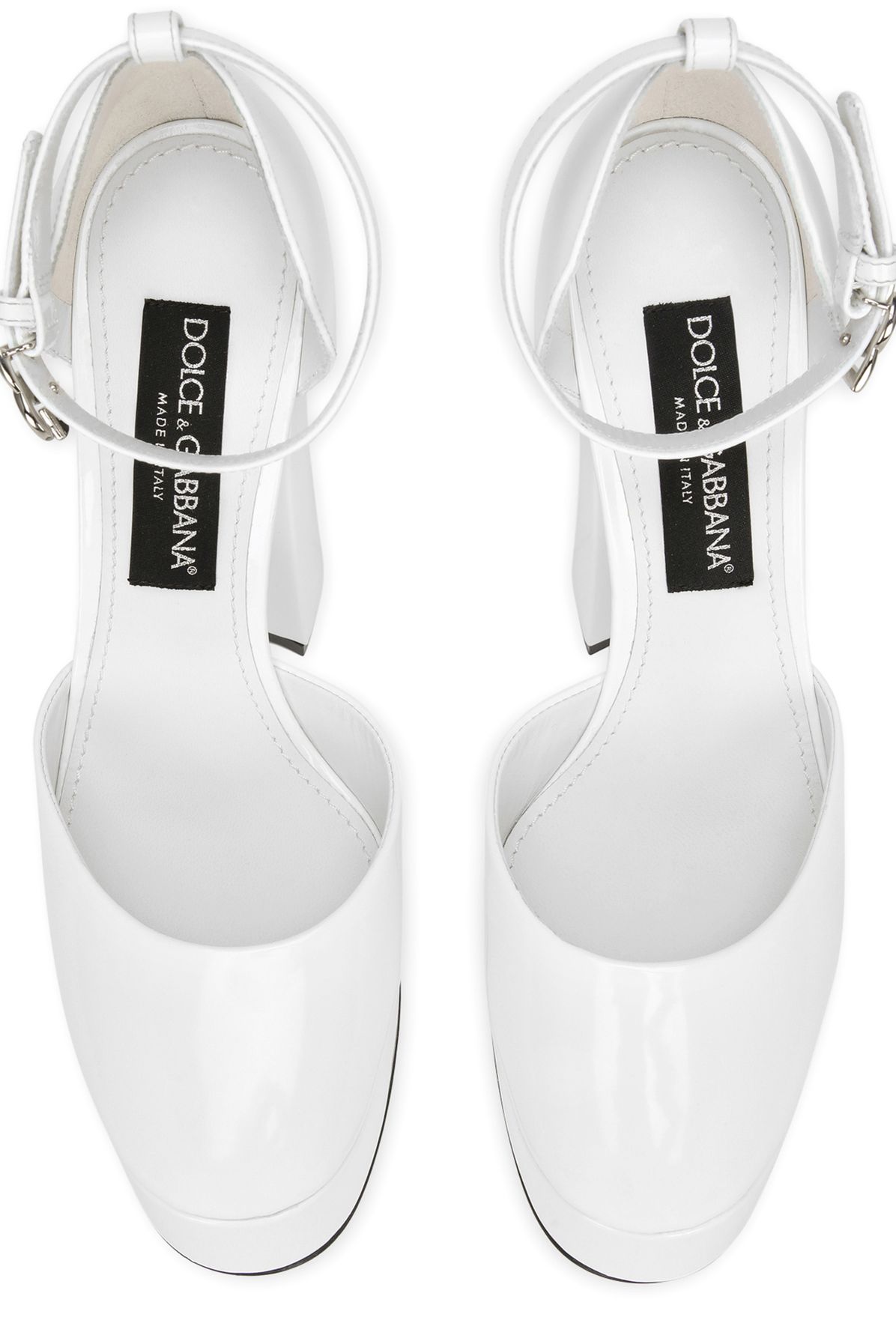 Dolce & Gabbana Polished calfskin platforms