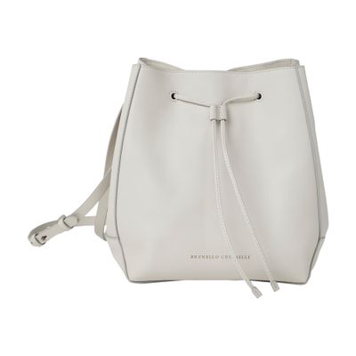 Brunello Cucinelli Leather bucket bag