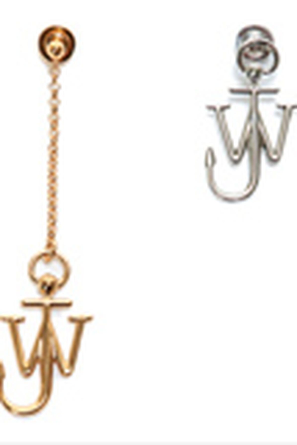  Asymmetric Anchor Earrings