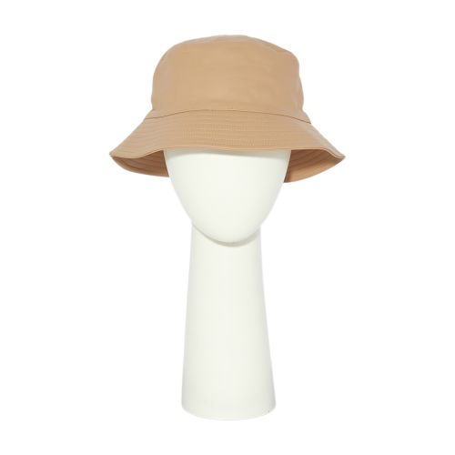 Yves Salomon Lambskin leather bucket hat