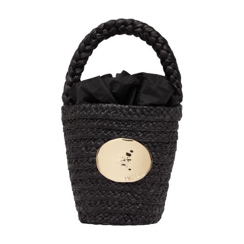 Patou Raffia bucket bag