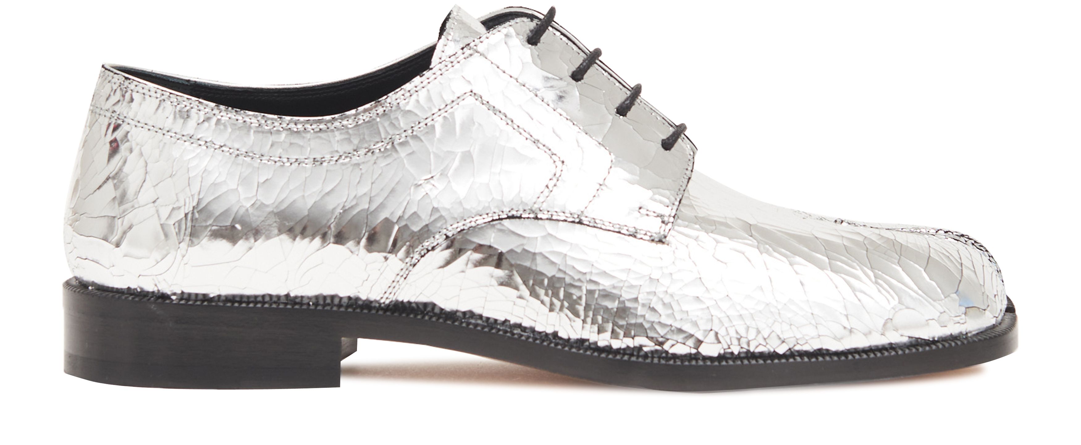 Maison Margiela Tabi broken mirror lace-ups