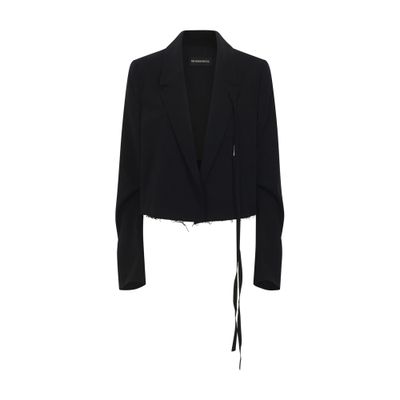 Ann Demeulemeester Inge Cropped Slouchy Jacket