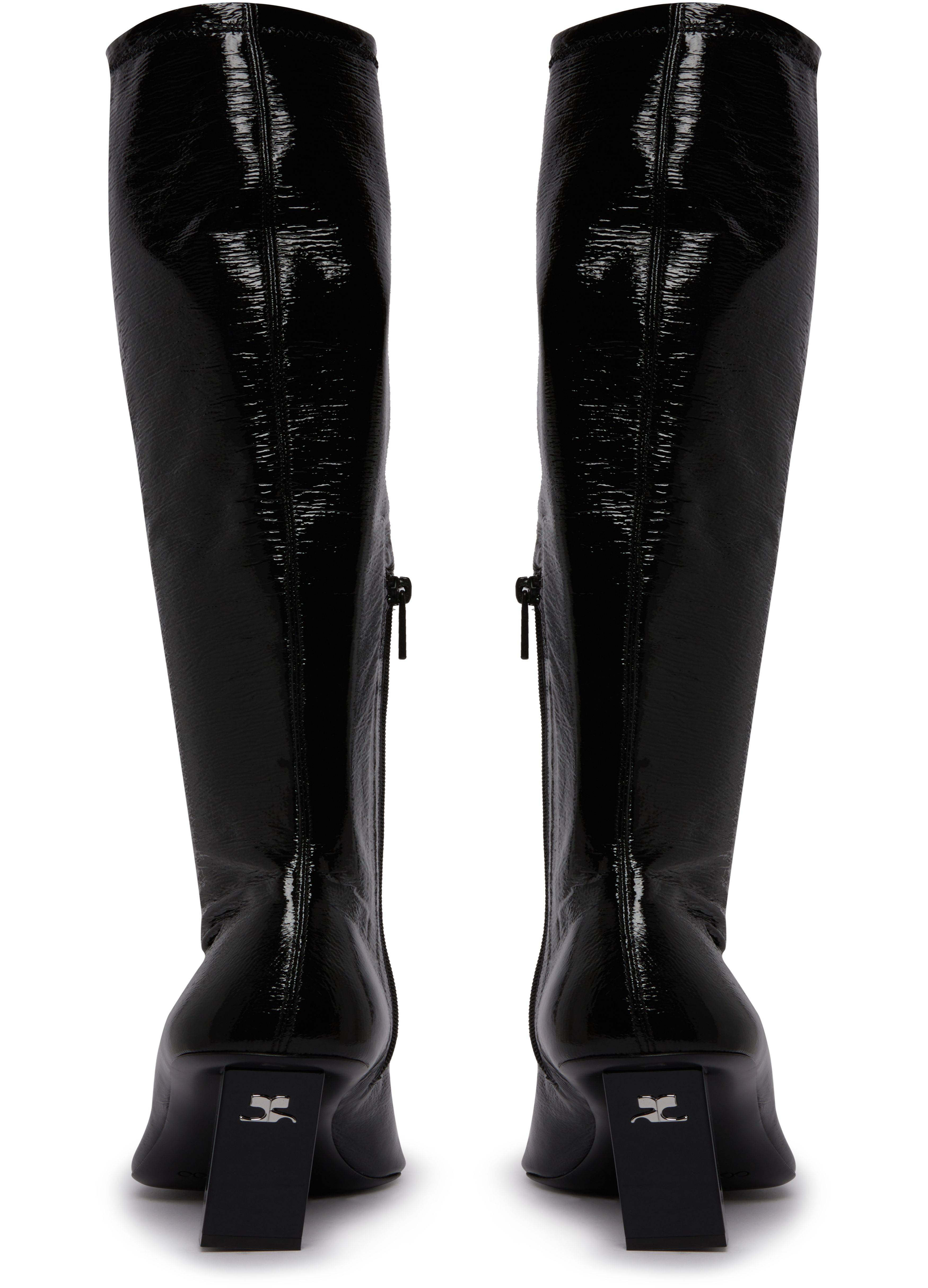 Courrèges AC Charm stretch vinyl boots