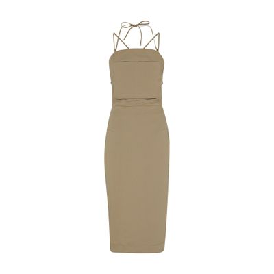 Max Mara Adorno backless midi dress