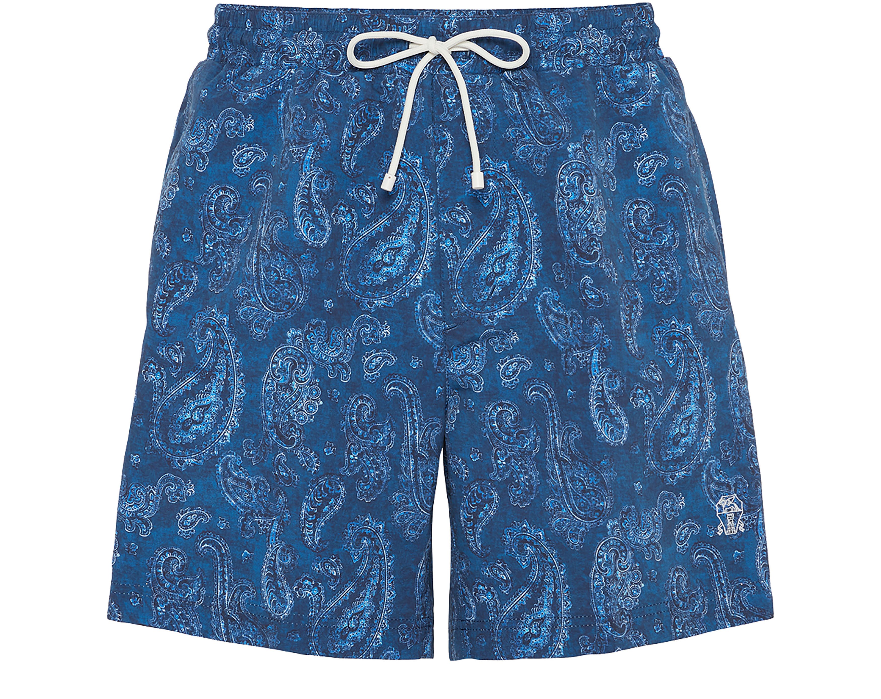 Brunello Cucinelli Paisley swim shorts