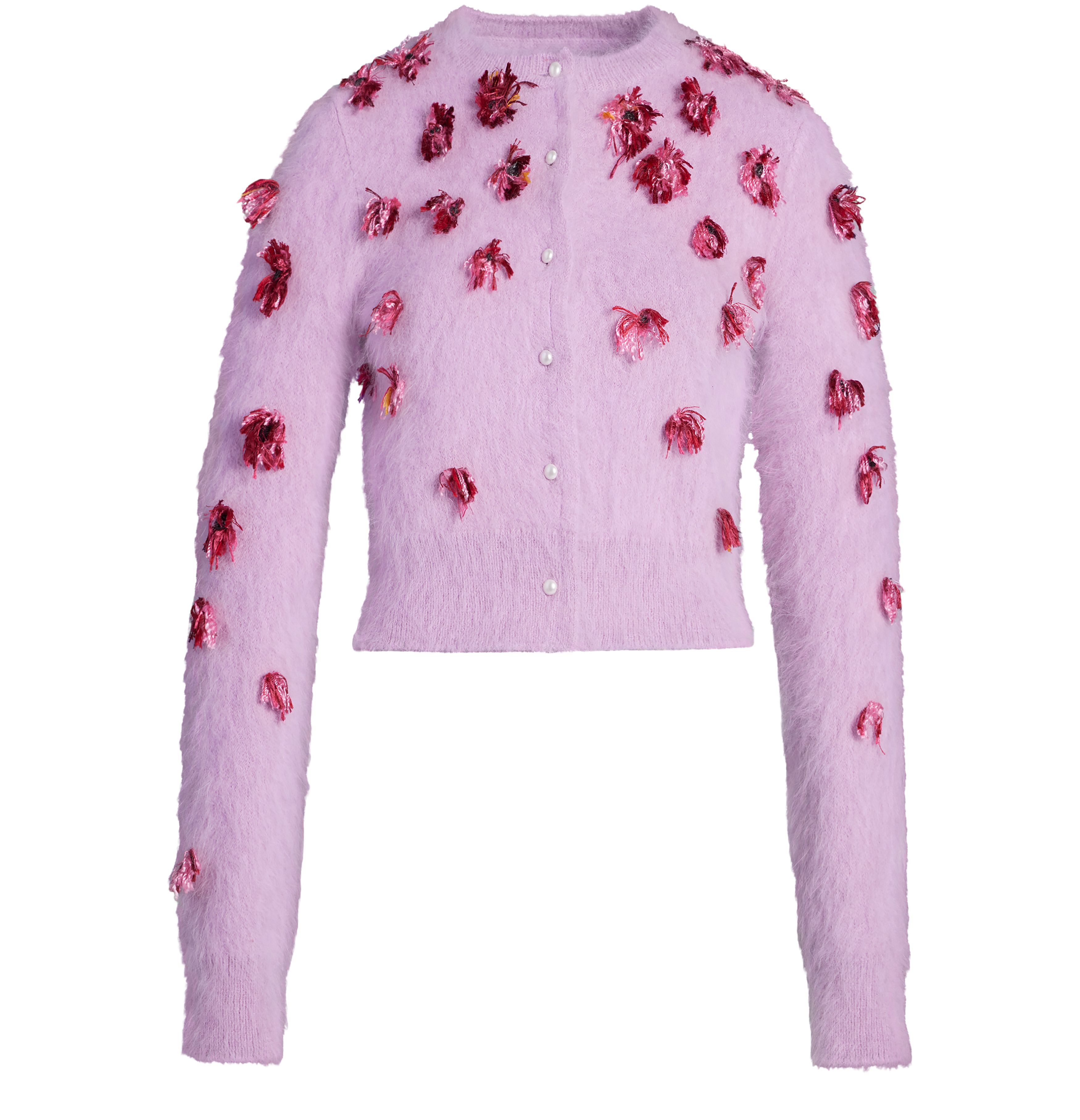 Maison Margiela Flower knit cardigan