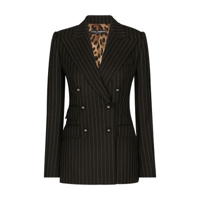 Dolce & Gabbana Pinstripe twill Turlington blazer
