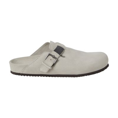 Brunello Cucinelli Suede clogs