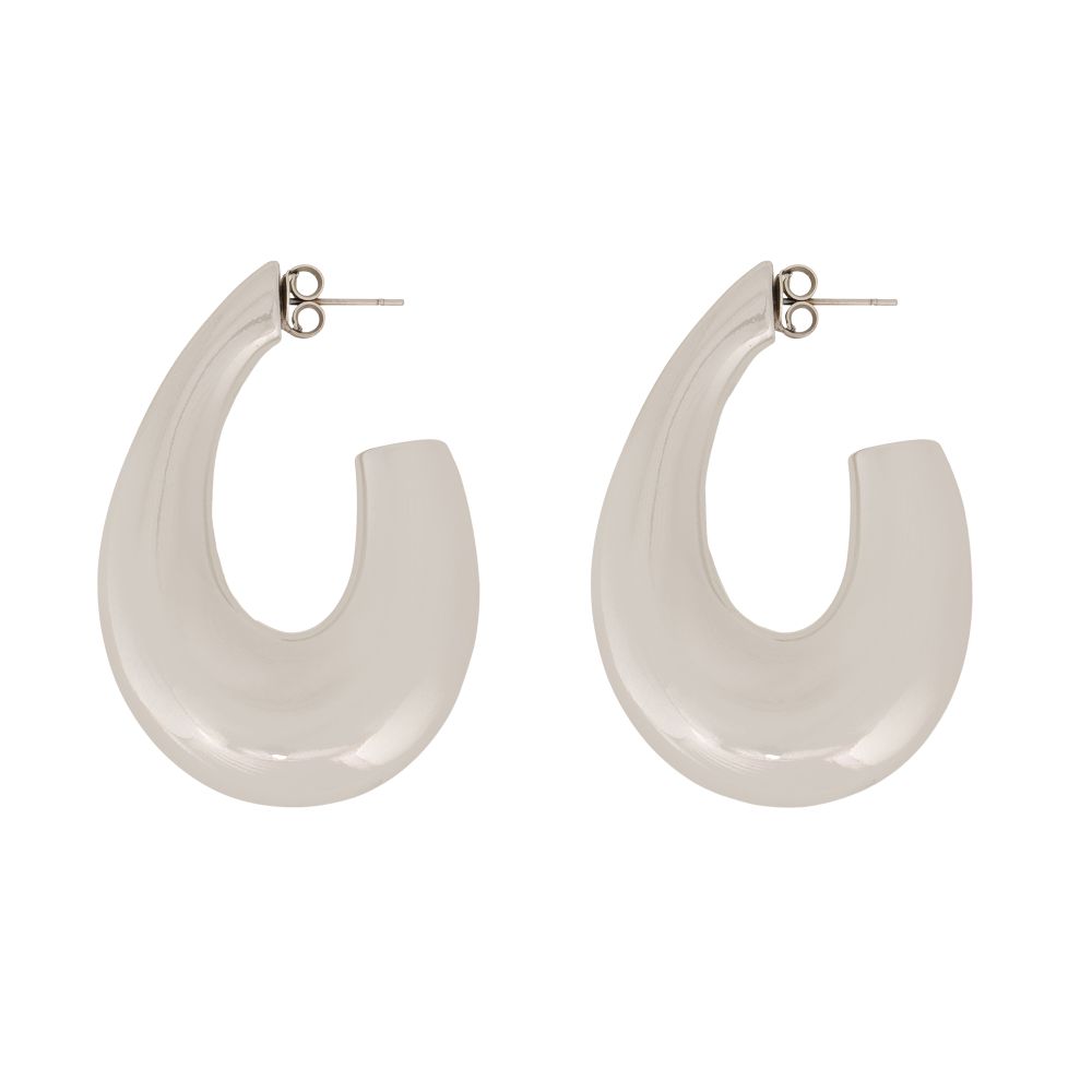 Alberta Ferretti Metal-effect ABS earrings