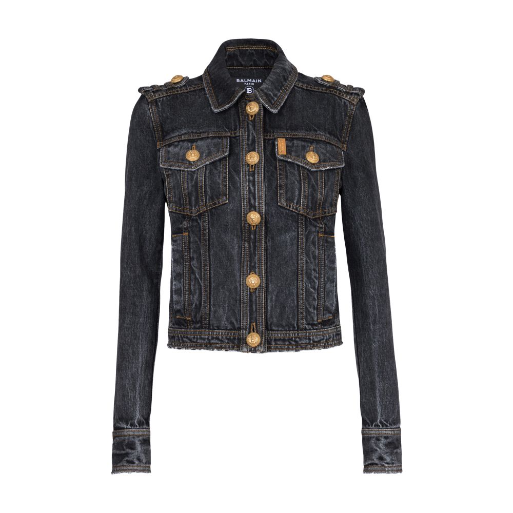 Balmain Faded denim jacket