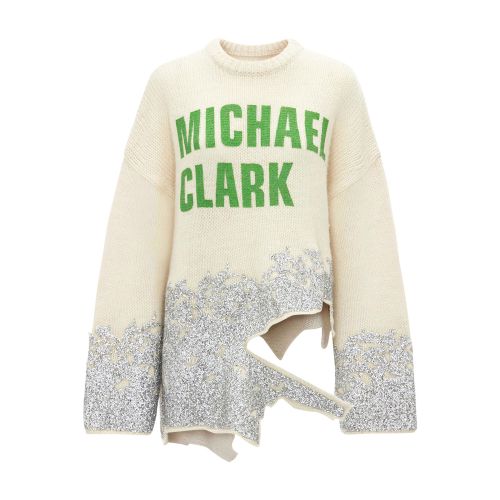  Michael clark printed jumper