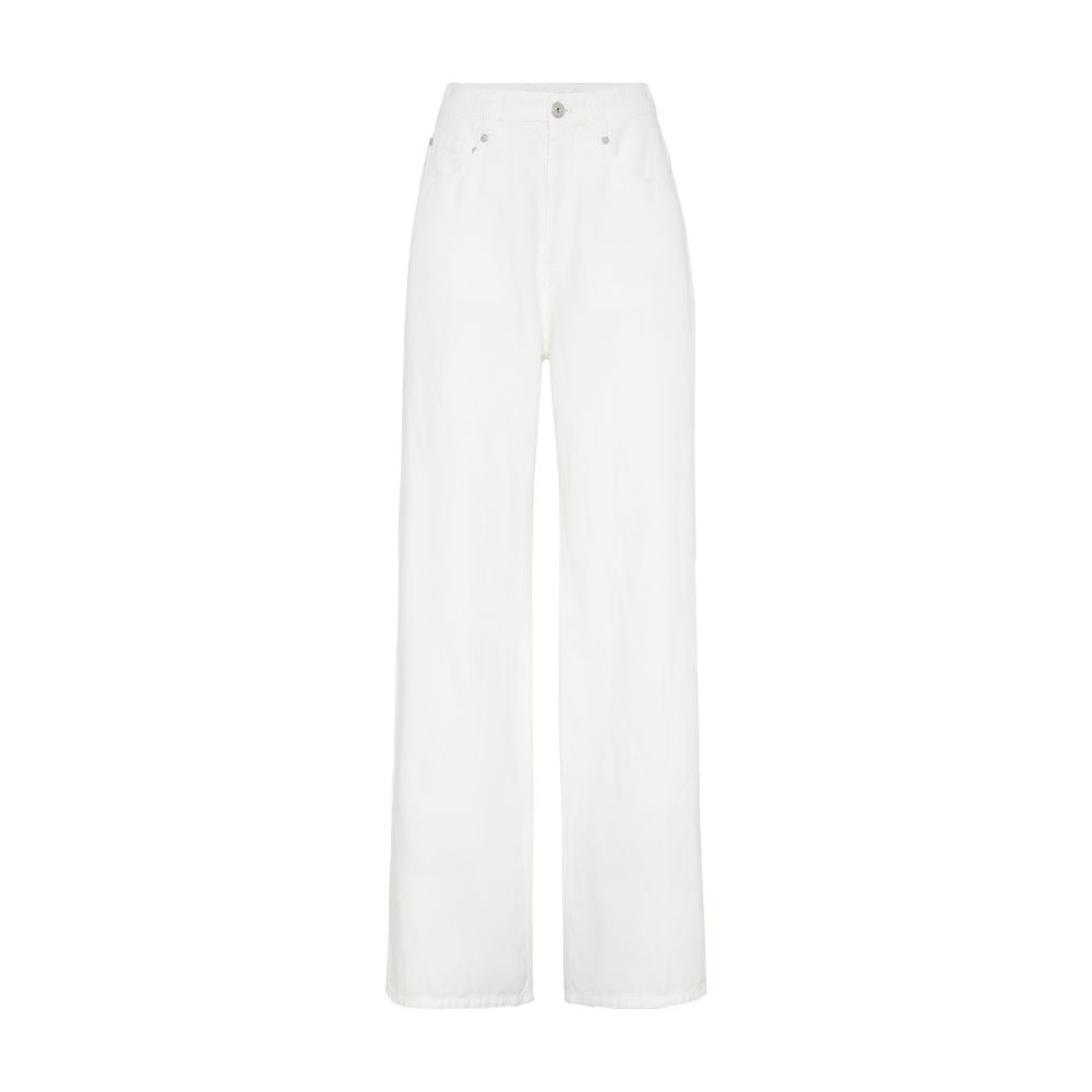 Brunello Cucinelli Cotton and linen trousers