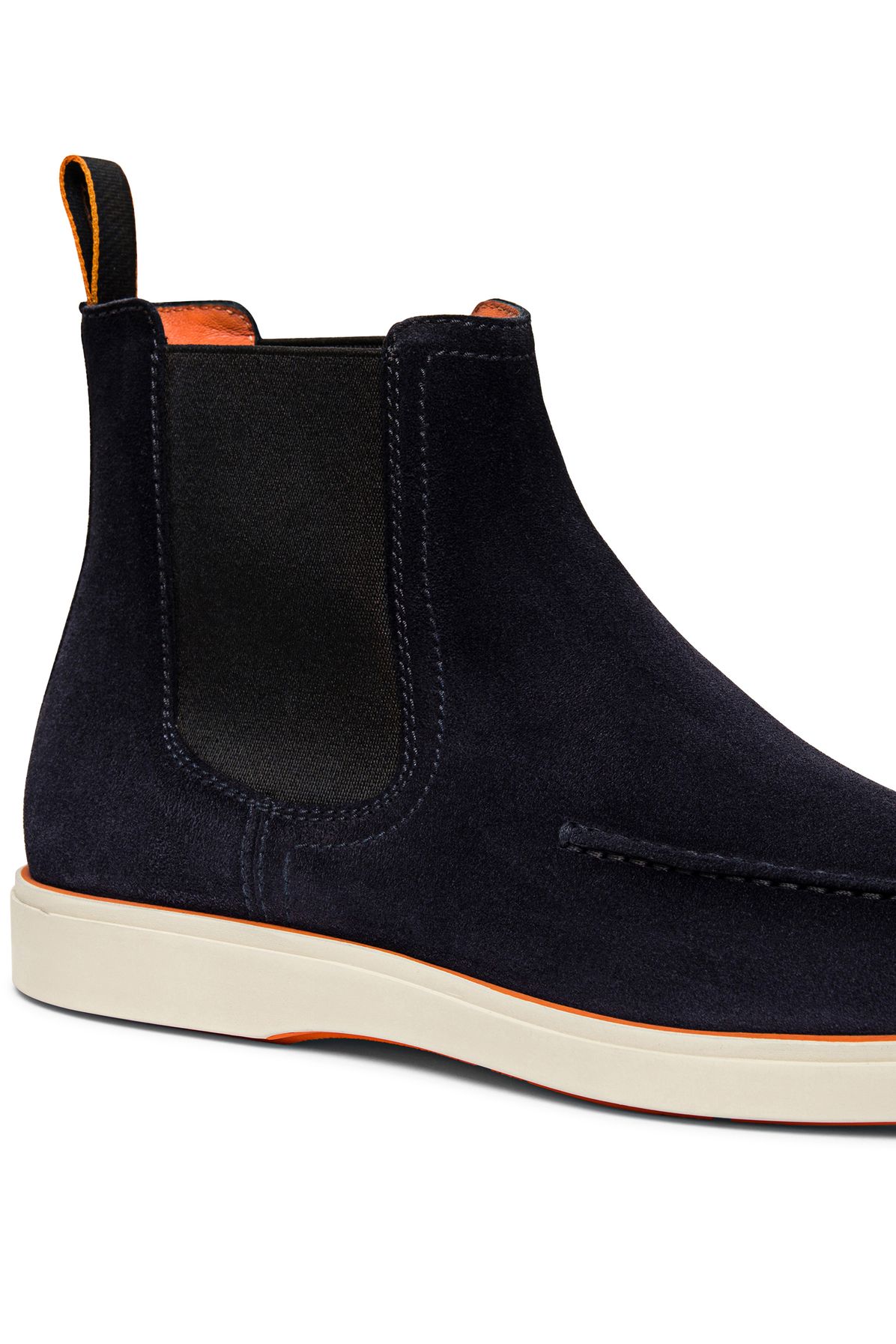 Santoni Suede chelsea boot