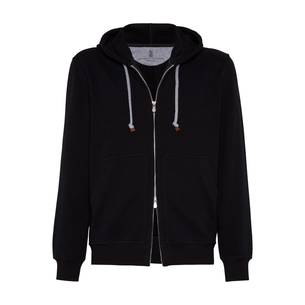 Brunello Cucinelli Hooded zip-up sweatshirt