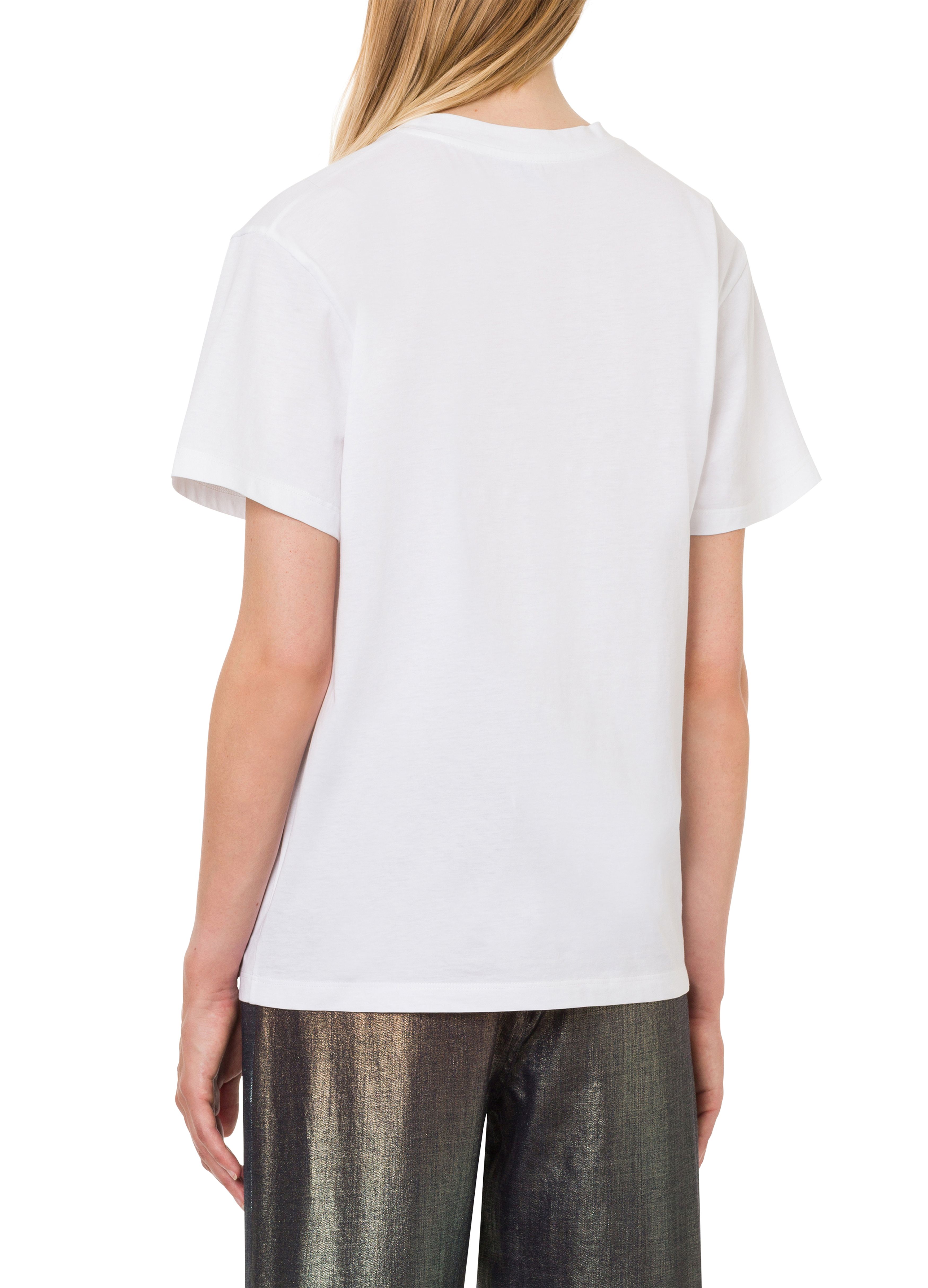 Alberta Ferretti Organic jersey t-shirt with logo