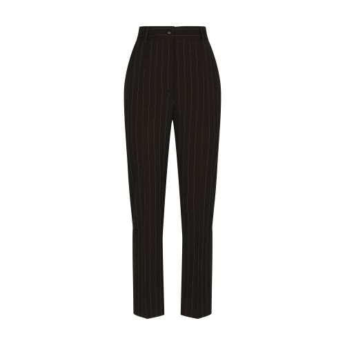 Dolce & Gabbana High-waisted pinstripe wool pants