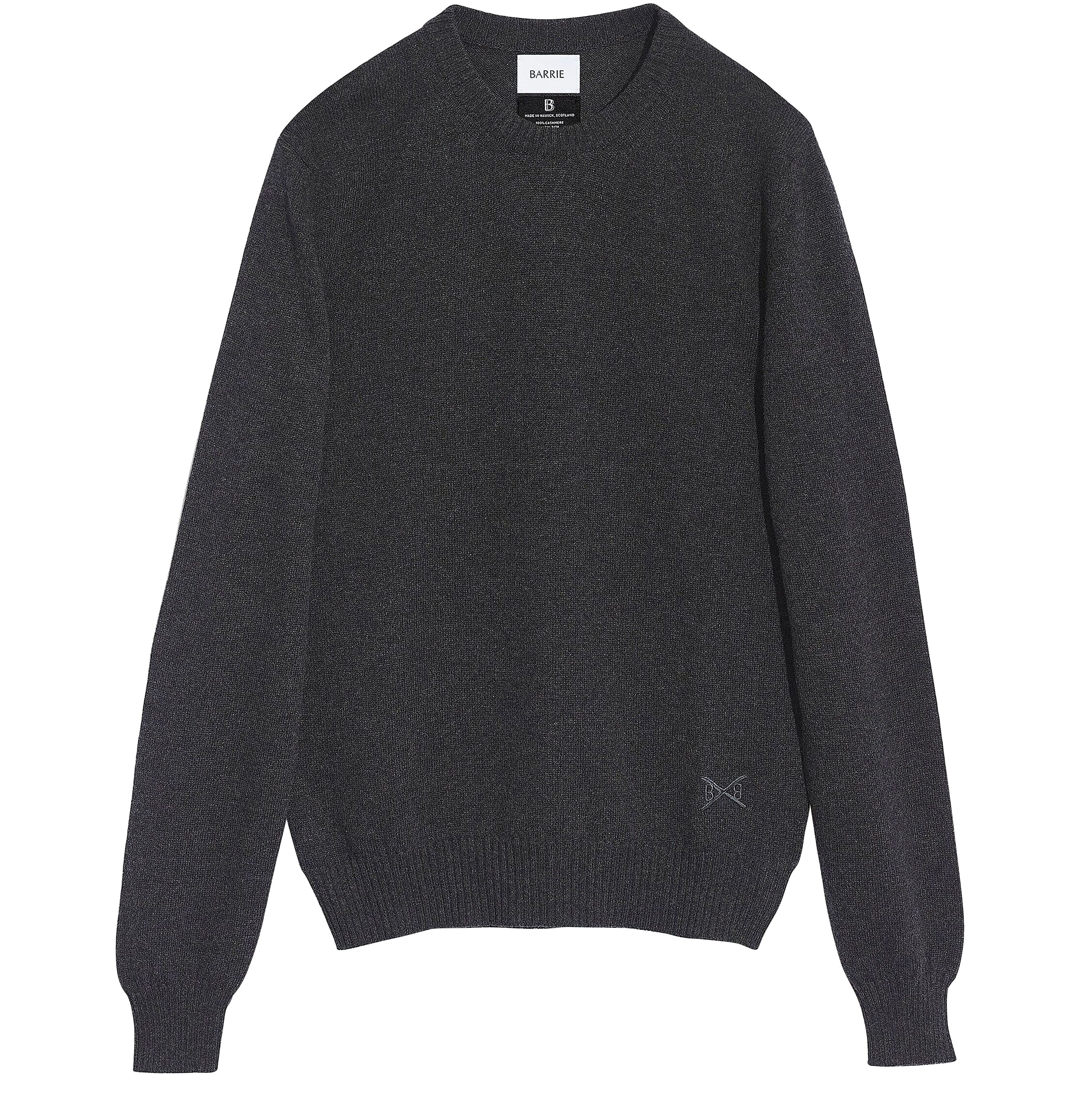 Barrie B Label round-neck cashmere jumper