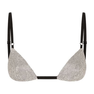 Dolce & Gabbana Crystal mesh bra