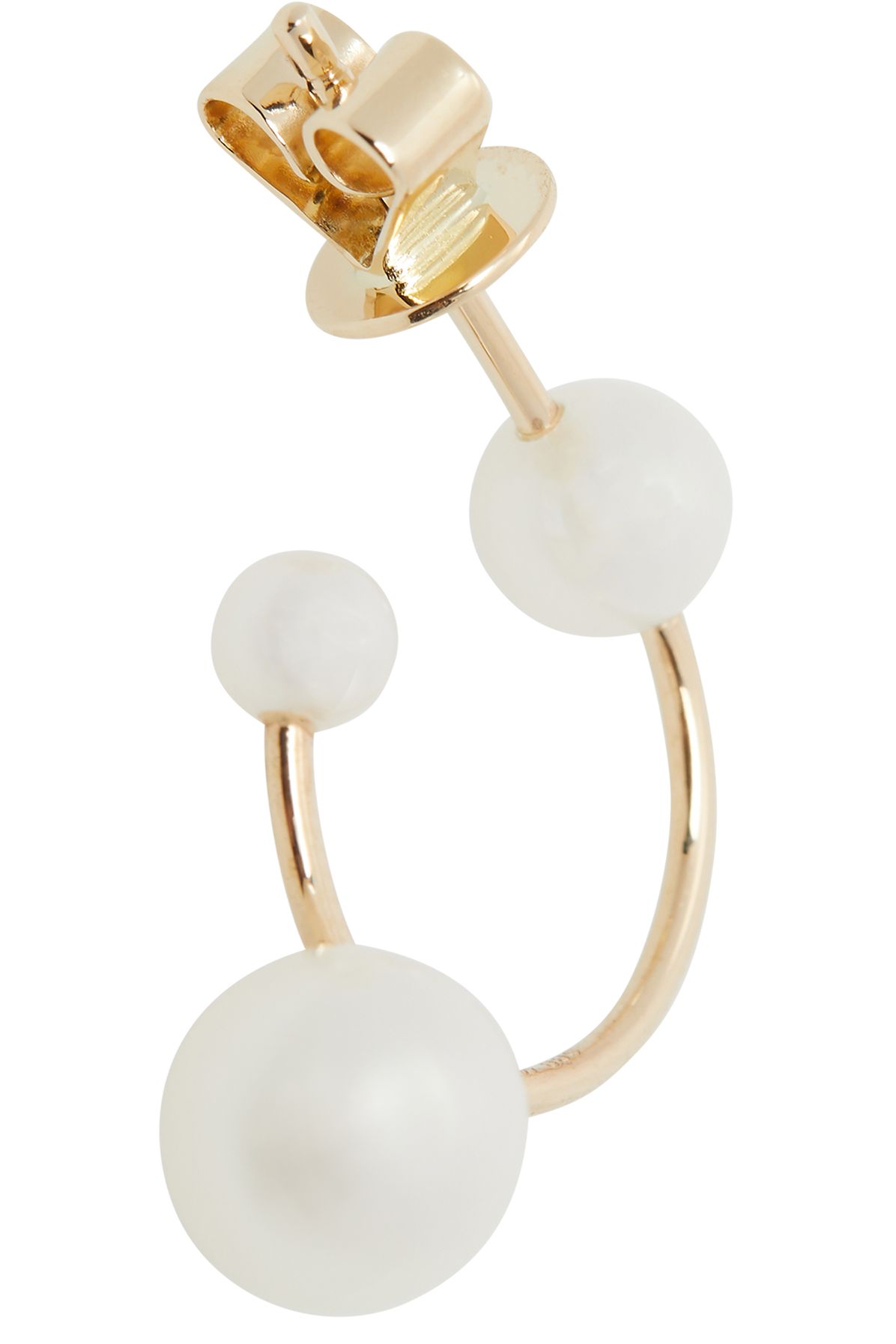 Sophie Bille Brahe Claudia perle single earring