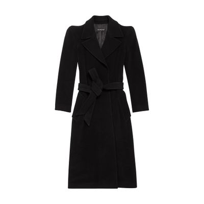 Balenciaga Fitted Round Shoulder Coat