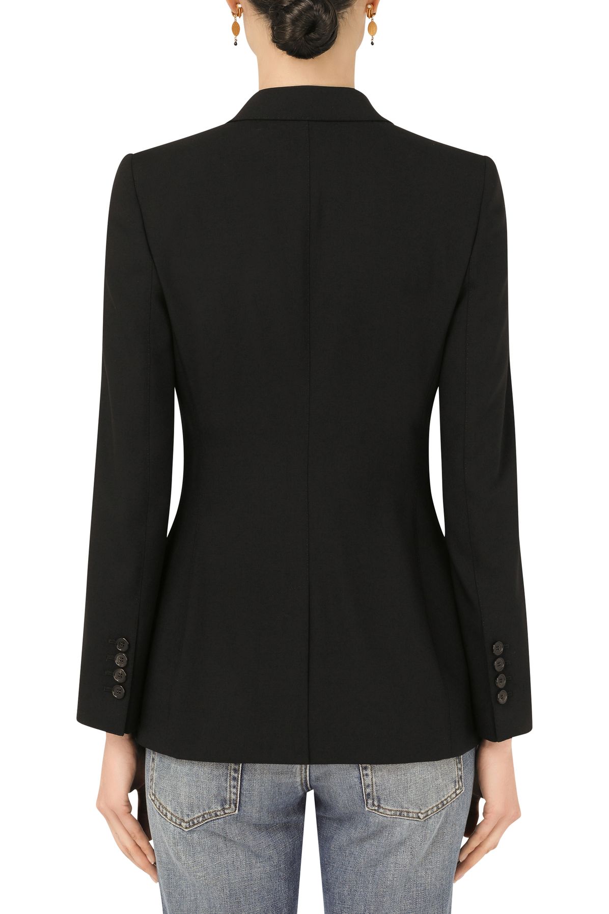 Dolce & Gabbana Single-breasted woolen Turlington blazer