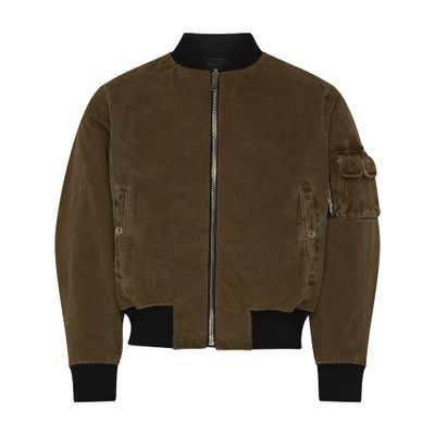 Givenchy Reversible denim aviator jacket