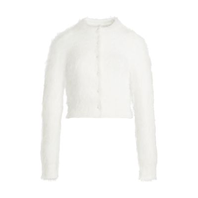 Maison Margiela Cropped knit cardigan