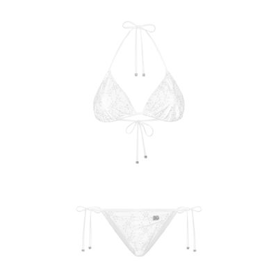 Dolce & Gabbana Broderie anglaise triangle bikini
