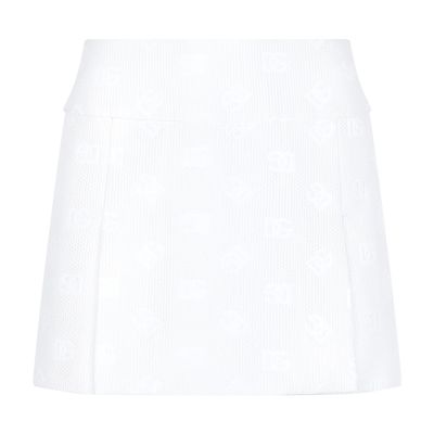 Dolce & Gabbana Quilted jacquard miniskirt