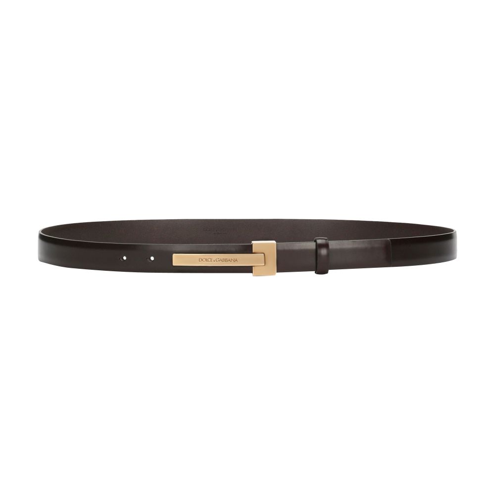 Dolce & Gabbana Brushed calfskin belt