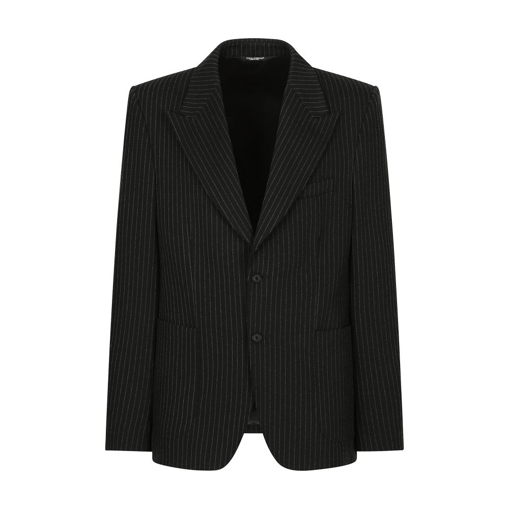 Dolce & Gabbana Pinstripe stretch jersey jacket